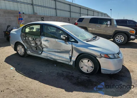 2007 Honda Civic Hybrid z USA, uszkodzony, nr VIN JHMFA36247S030102